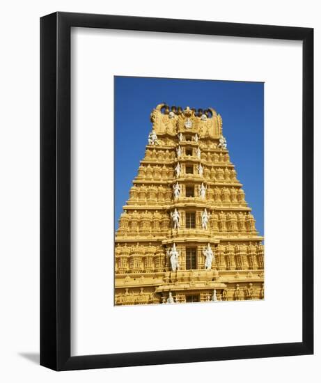 Sri Chamundeswari Temple, Chamundi Hill, Mysore, Karnataka, India, Asia-Tuul-Framed Photographic Print