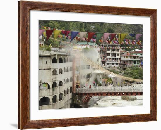 Sri Guru Nanak Ji Gurdwara Shrine, Manikaran, Himachal Pradesh, India-Anthony Asael-Framed Photographic Print