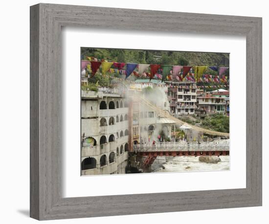 Sri Guru Nanak Ji Gurdwara Shrine, Manikaran, Himachal Pradesh, India-Anthony Asael-Framed Photographic Print