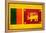 Sri Lanka Flag Design with Wood Patterning - Flags of the World Series-Philippe Hugonnard-Framed Stretched Canvas