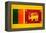 Sri Lanka Flag Design with Wood Patterning - Flags of the World Series-Philippe Hugonnard-Framed Stretched Canvas