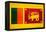 Sri Lanka Flag Design with Wood Patterning - Flags of the World Series-Philippe Hugonnard-Framed Stretched Canvas