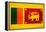 Sri Lanka Flag Design with Wood Patterning - Flags of the World Series-Philippe Hugonnard-Framed Stretched Canvas