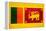 Sri Lanka Flag Design with Wood Patterning - Flags of the World Series-Philippe Hugonnard-Framed Stretched Canvas