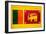 Sri Lanka Flag Design with Wood Patterning - Flags of the World Series-Philippe Hugonnard-Framed Art Print