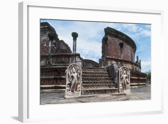 Sri Lanka, Polonnaruwa, Vatadage or Circular Relic House-null-Framed Giclee Print