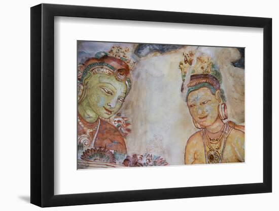 Sri Lanka, Sigiriya. Fresco of 'The Maidens of the Clouds'.-Cindy Miller Hopkins-Framed Photographic Print