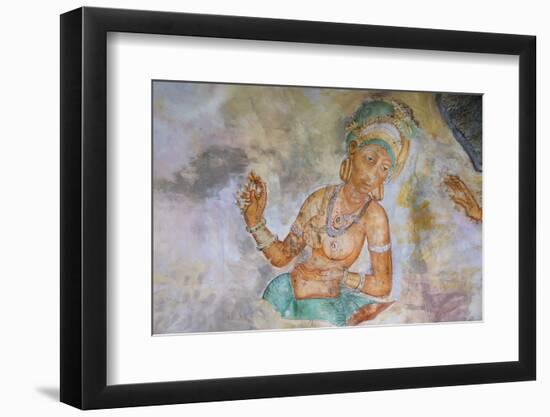 Sri Lanka, Sigiriya. Fresco of 'The Maidens of the Clouds'.-Cindy Miller Hopkins-Framed Photographic Print