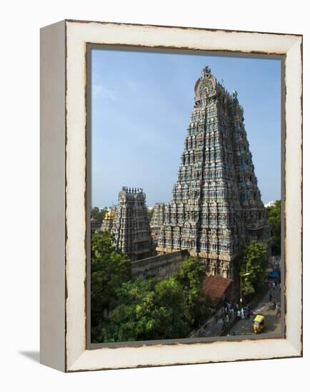 Sri Meenakshi Sundareshwara Temple, Madurai, Tamil Nadu, India, Asia-Stuart Black-Framed Premier Image Canvas
