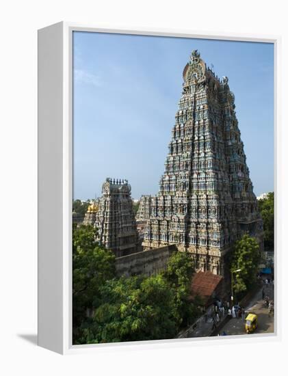 Sri Meenakshi Sundareshwara Temple, Madurai, Tamil Nadu, India, Asia-Stuart Black-Framed Premier Image Canvas