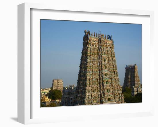 Sri Meenakshi Temple, Madurai, Tamil Nadu, India, Asia-Tuul-Framed Photographic Print