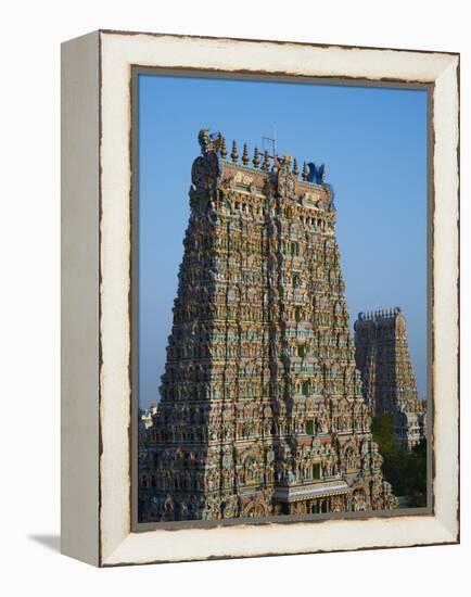 Sri Meenakshi Temple, Madurai, Tamil Nadu, India, Asia-Tuul-Framed Premier Image Canvas