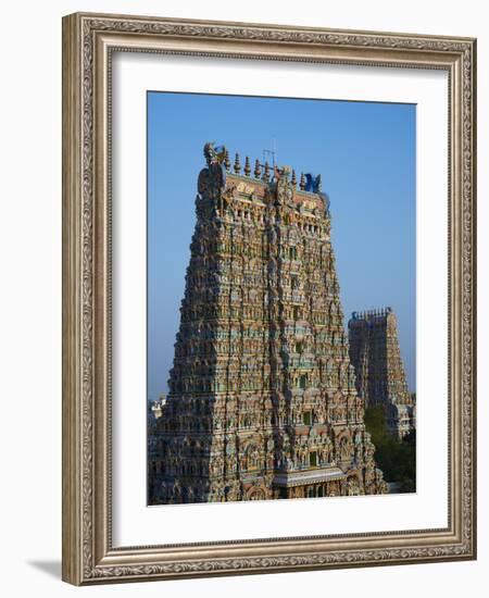 Sri Meenakshi Temple, Madurai, Tamil Nadu, India, Asia-Tuul-Framed Photographic Print