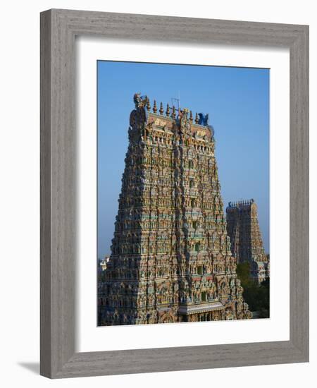 Sri Meenakshi Temple, Madurai, Tamil Nadu, India, Asia-Tuul-Framed Photographic Print