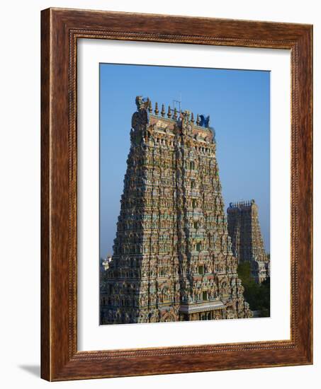 Sri Meenakshi Temple, Madurai, Tamil Nadu, India, Asia-Tuul-Framed Photographic Print