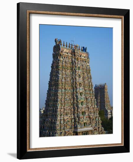 Sri Meenakshi Temple, Madurai, Tamil Nadu, India, Asia-Tuul-Framed Photographic Print