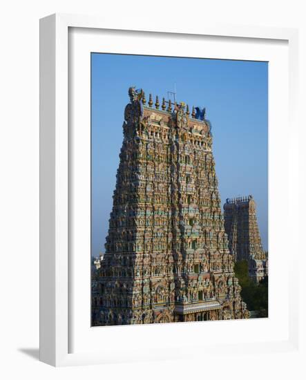 Sri Meenakshi Temple, Madurai, Tamil Nadu, India, Asia-Tuul-Framed Photographic Print