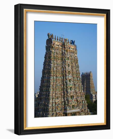 Sri Meenakshi Temple, Madurai, Tamil Nadu, India, Asia-Tuul-Framed Photographic Print