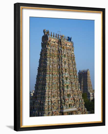 Sri Meenakshi Temple, Madurai, Tamil Nadu, India, Asia-Tuul-Framed Photographic Print