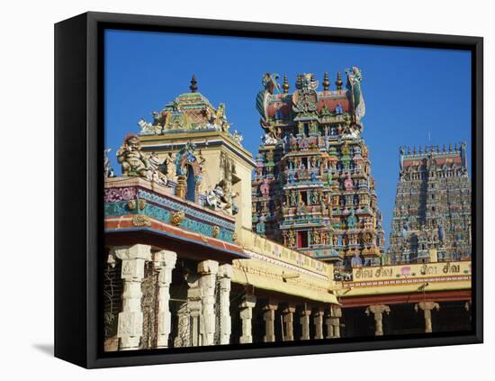 Sri Meenakshi Temple, Madurai, Tamil Nadu, India, Asia-Tuul-Framed Premier Image Canvas