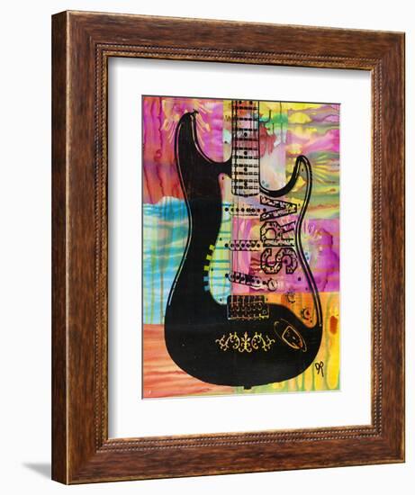 SRV Guitar-Dean Russo- Exclusive-Framed Giclee Print