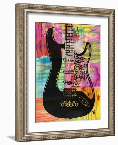 SRV Guitar-Dean Russo- Exclusive-Framed Giclee Print