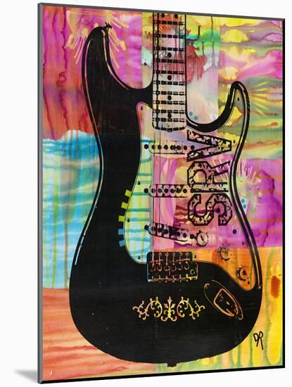 SRV Guitar-Dean Russo- Exclusive-Mounted Giclee Print