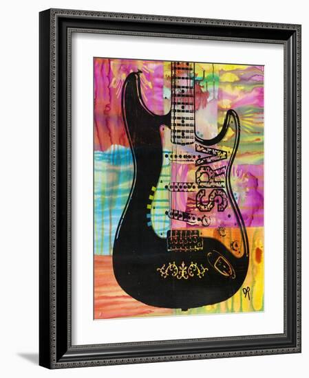 SRV Guitar-Dean Russo- Exclusive-Framed Giclee Print