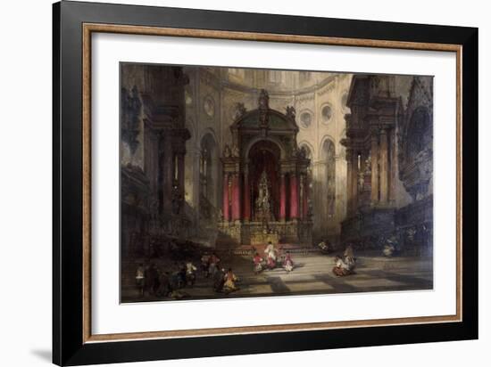 SS Giovanni E Paolo, Venice-David Roberts-Framed Giclee Print