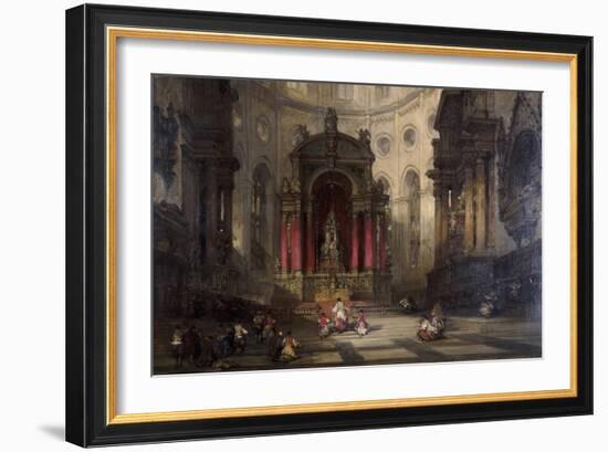 SS Giovanni E Paolo, Venice-David Roberts-Framed Giclee Print