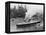 SS Normandie in New York Harbor-null-Framed Premier Image Canvas