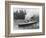 SS Normandie in New York Harbor-null-Framed Photographic Print