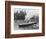 SS Normandie in New York Harbor-null-Framed Photographic Print