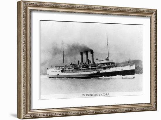 SS Princess Victoria-Lantern Press-Framed Art Print