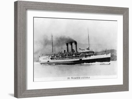 SS Princess Victoria-Lantern Press-Framed Art Print