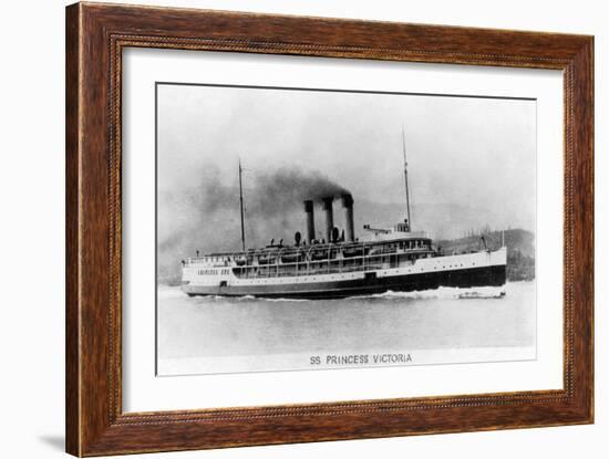 SS Princess Victoria-Lantern Press-Framed Art Print