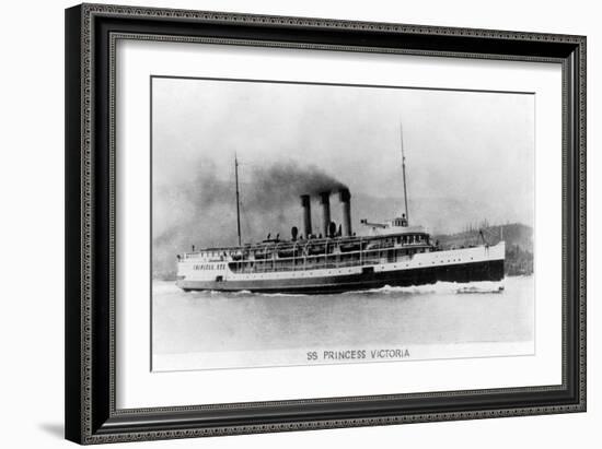 SS Princess Victoria-Lantern Press-Framed Art Print