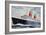 Ss United States Maiden Voyage in 1952-American School-Framed Giclee Print