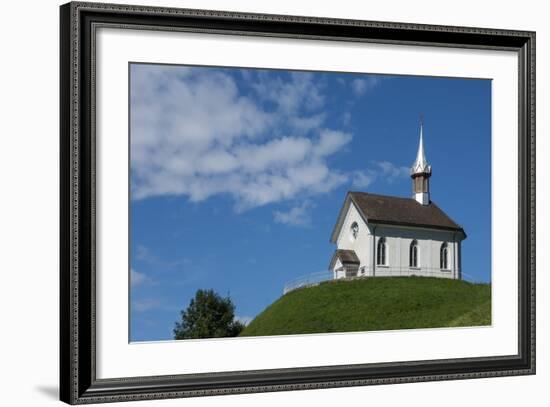 St. Adrian Chapel, Zuger See, Switzerland, Europe-James Emmerson-Framed Photographic Print