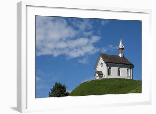 St. Adrian Chapel, Zuger See, Switzerland, Europe-James Emmerson-Framed Photographic Print