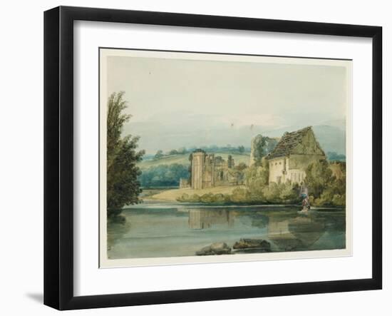 St Agatha's Abbey, Richmond, Yorkshire, C.1797 (W/C, Gouache, Ink, Gum Arabic & Pencil on Paper)-Thomas Girtin-Framed Giclee Print