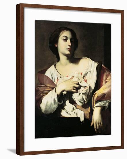 St. Agatha-Francesco Guarino-Framed Art Print