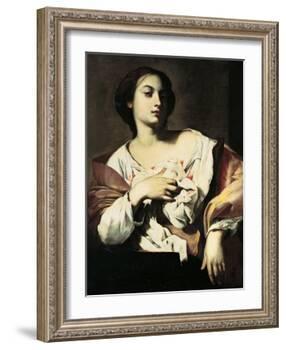 St. Agatha-Francesco Guarino-Framed Art Print