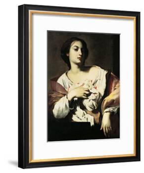 St. Agatha-Francesco Guarino-Framed Art Print