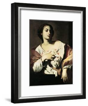 St. Agatha-Francesco Guarino-Framed Art Print