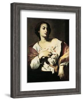 St. Agatha-Francesco Guarino-Framed Art Print