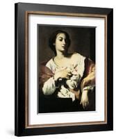 St. Agatha-Francesco Guarino-Framed Art Print