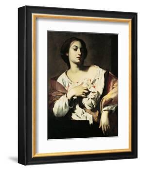 St. Agatha-Francesco Guarino-Framed Art Print