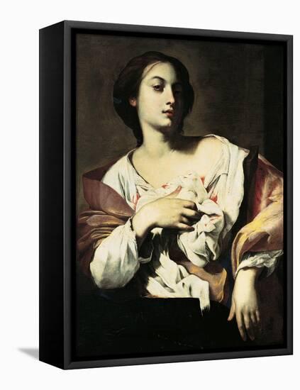 St. Agatha-Francesco Guarino-Framed Stretched Canvas