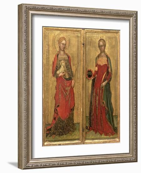 St. Agnes and St. Domitilla-Andrea di Bonaiuto-Framed Giclee Print